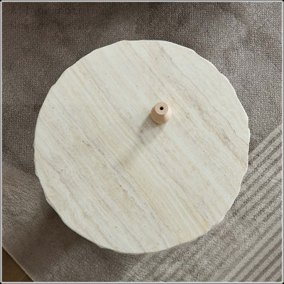 Faux Mars Textured Fiberglass Coffee Table