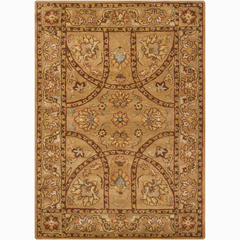 Tapis tissé à la main Bartz, Rectangulaire 9 pi x 13 pi