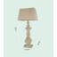 Lampe de table en bois naturel Traditional 1 lumière