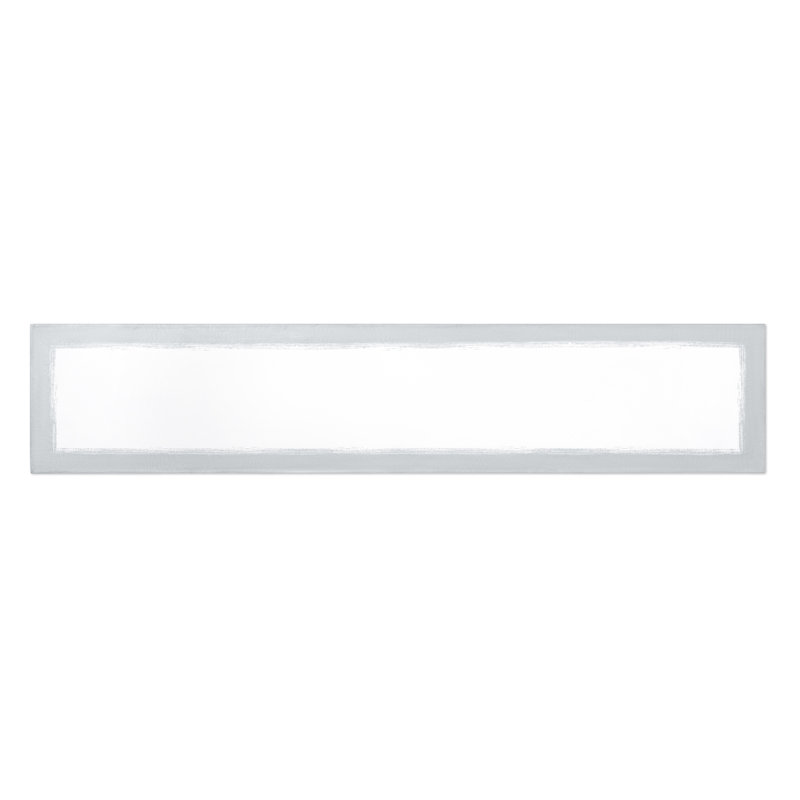 Chemin de table Villeroy & Boch à effet brossé métallisé, blanc/argenté - 35,5 cm (l) x 183 cm (l), L 14 po x L 72 po