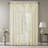 Irina Diamond Sheer Embroidered Single Waterfall Valance-518592280