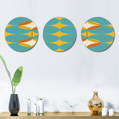 Abstract Wall Decor on Metal