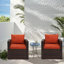 Ensemble de conversation pour terrasse en osier pour 2 personnes Arroya-1756837438
