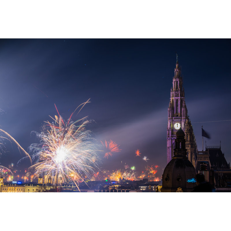 New Year's Eve 2018 by Ian Winslow - Wrapped Canvas Print, 61cm H x 91cm W