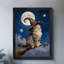 Reproduction d'art encadré noir rétro-837648077