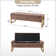 Shanieka 55.3'' W Modern Upholstered Flip Top Storage Bench with Button-Tufted and Metal Foots