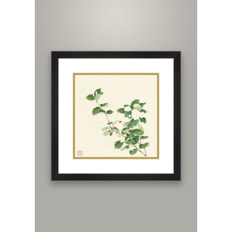 Jasmine Blossoms by Xiu Yitang - Single Picture Frame Print, 15.5" H x 15.5" W