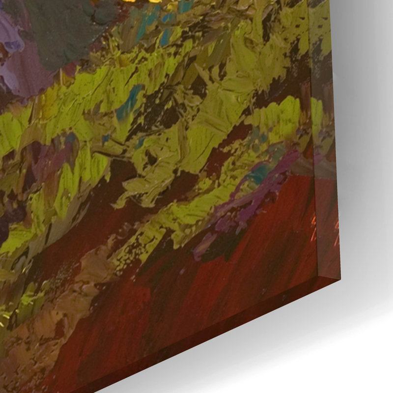  «Restful Radiance» par Erin Dertner, art mural en verre acrylique, 16 po x 12 po