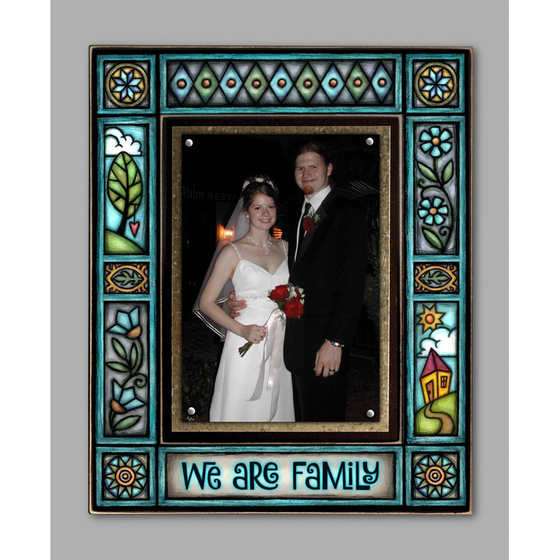 Blue Matte Picture Frame