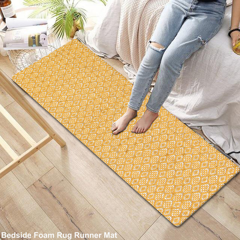 Tapis anti-fatigue rembourré Abdurraheem, Jaune