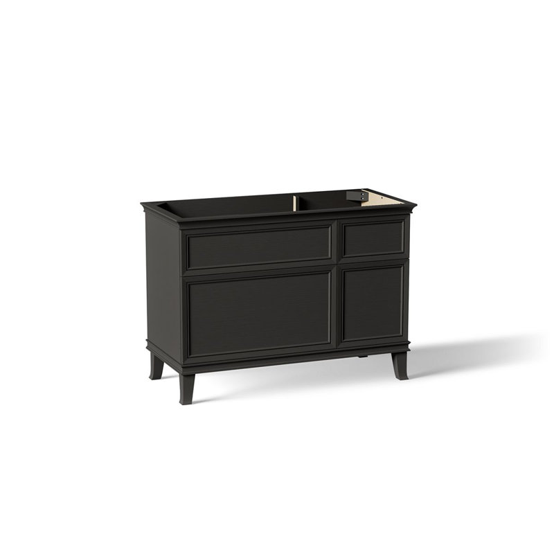 Artifacts 48 In. Bathroom Vanity Cabinet, Black