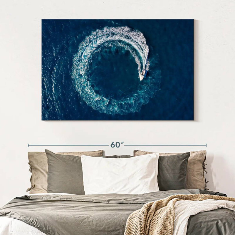 Mehar Boat Loop At Sea, 34" H x 51" W