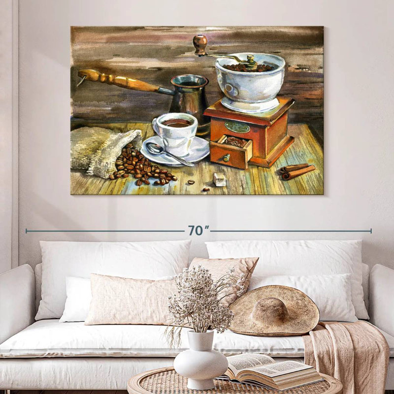 Café moulu Yarlin, H 34 po x l 51 po