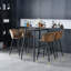 Blanchester Upholstered Counter Stool with Metal Frame