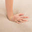Repose-pieds rond de 24,8 po, siège supplémentaire doux et confortable avec pieds en bois naturel, convenant à la maison et au bureau