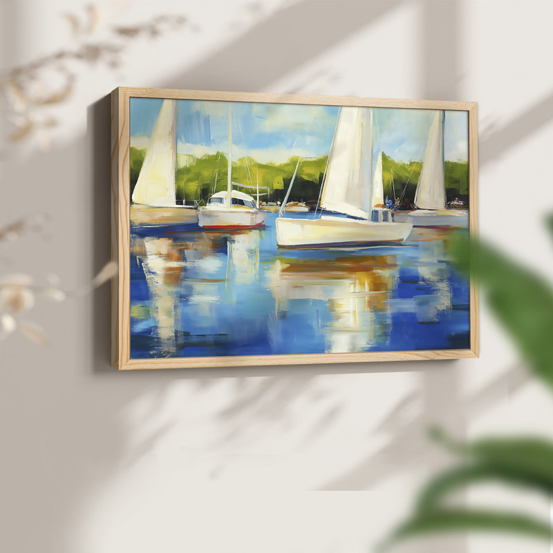 Nautical Series-LXVI -Framed Print - Restickable, H 8 po x l 10 po, Naturel