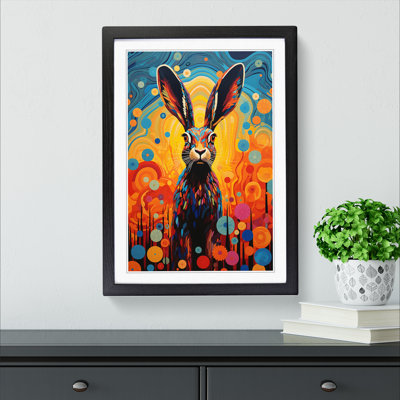 Hare Colour Field - Framed Print