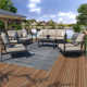 Townsend 7 - Person Patio Conversation Sets with Cushions