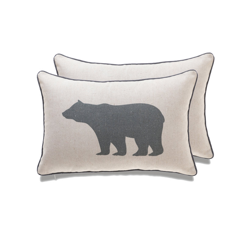 Coussin My Cottage Living, Gris clair, Polyester