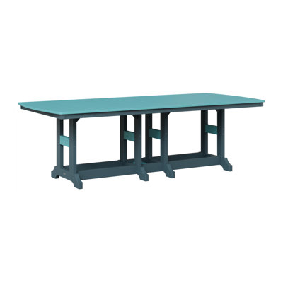 Table de salle à manger rectangulaire 96 po Berlin Gardens Garden Classic