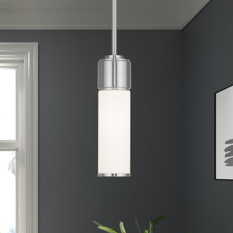 Allegra 1 - Light Single Pendant, Brushed Nickel