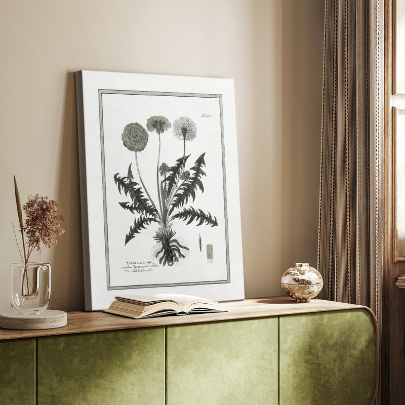 Dandelion II -Custom Wrapped Gallery Cavas, 18" H x 12" W