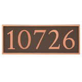 Serif 1-Line Wall Address Plaque