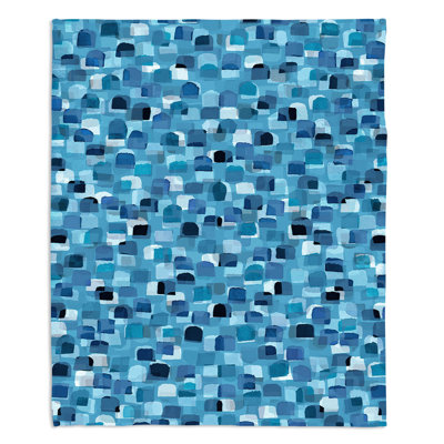 Couverture sherpa douce 9 pois dot visions