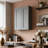27-Inch Solid Wood Wall Cabinet With Soft-Close Doors & Adjustable Shelves For Kitchen, Bathroom, Laundry-1188715033