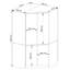 Breena 4 Door Manufactured Wood Wardrobe