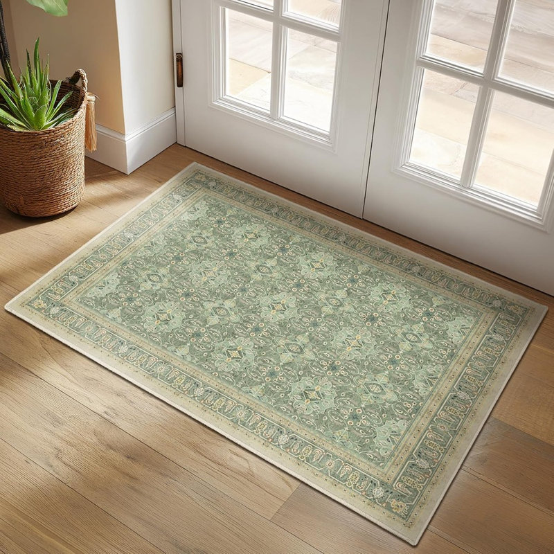 Tapis d'intérieur antidérapant Boho