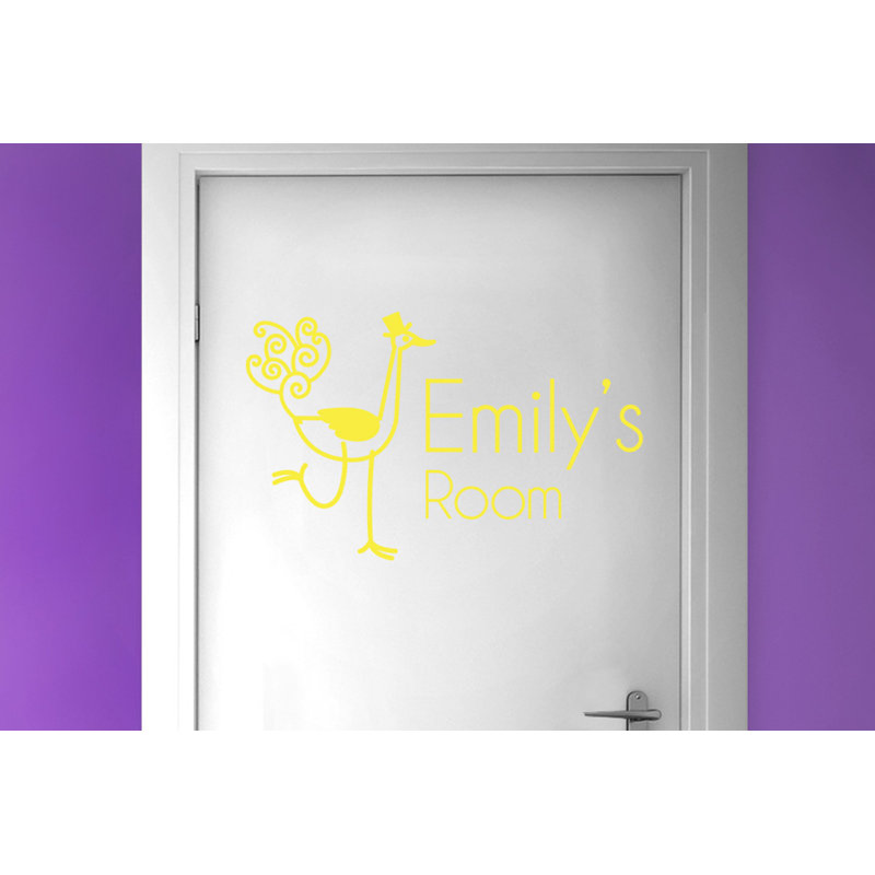 Animals Wall Decal, Bright Yellow