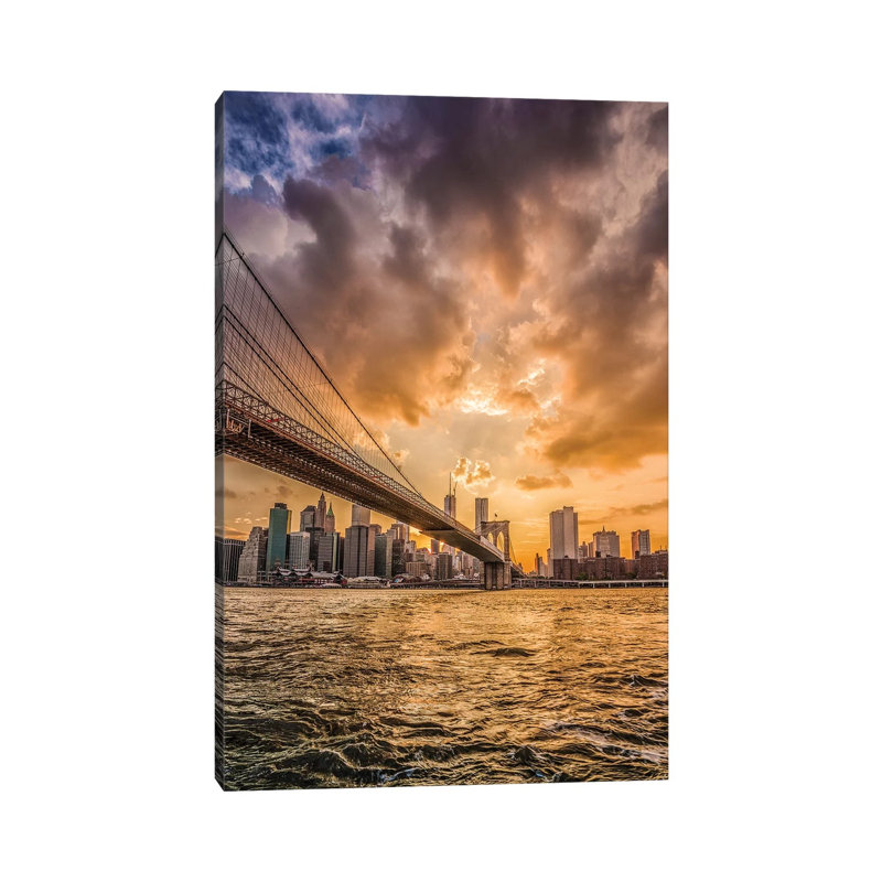 Bridge II by Glenn Taylor - Wrapped Canvas Print, 20.32 cm H x 30.48 cm W