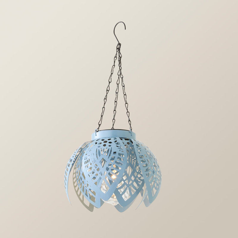 Outdoor Hanging Lantern, Blue