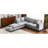 U-Shaped Sectional With Movable & Stable Build, Grey - Dependable Furniture 90" Couch Convenient Charging Feature, User--448285925