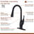 mondawe Pull Down Kitchen Faucet-72651133