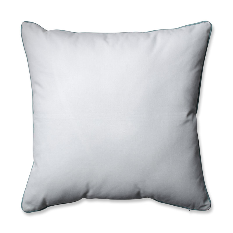 Coussin en coton Olivia, Brume