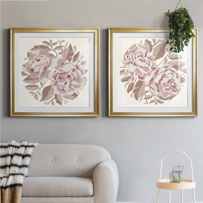 " Eye Of Peony I " 2 - Pieces