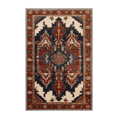 Tapis brun lavable à la machine