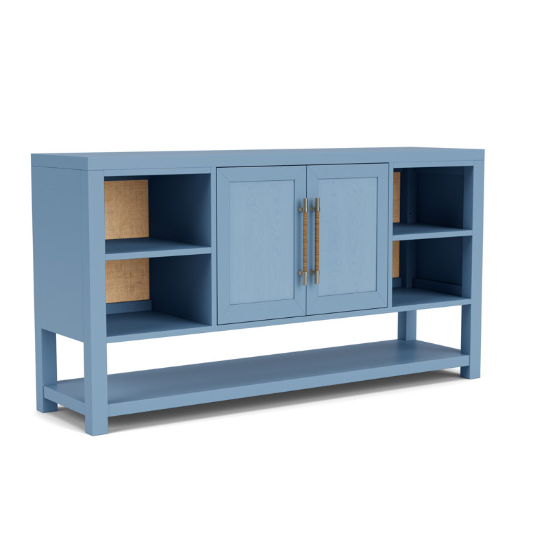 Console bleue Silvia, Bleu