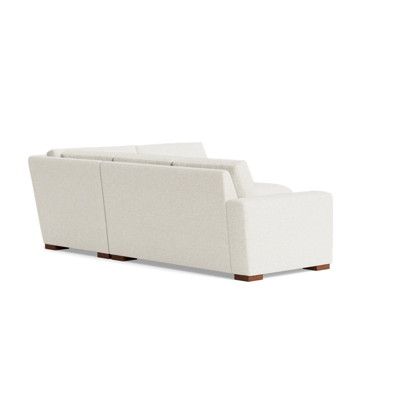 Couch Potato Sectional, Right Hand Facing, Performance Weave - Onyx