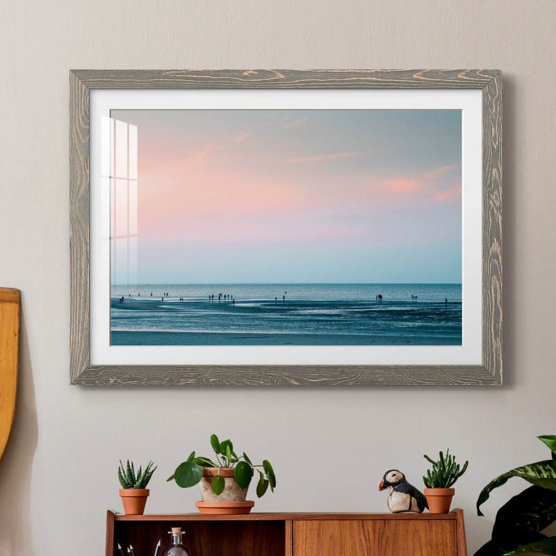 Wingaersheek par J Paul - reproduction de photo sur papier encadrée, Gris, H 31 po x l 44 po x P 1 po