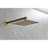 10 Inches Rain Shower Head And Handheld In Brushed Gold, Wall Mounted High Dual System Valve Trim For Bathroom , Gold With