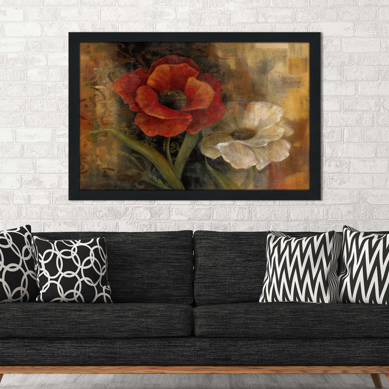 «Perfect pair I», reproduction de peinture à l'huile encadrée, H 21,5 po x l 27,5 po x P 0,75 po