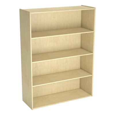 4 Compartment Manufactured Wood Shelving Unit