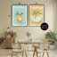 Ensemble de cadres flottants 2 pièces Citrus Twist Motif, design par Chad Barrett-659875060-659875062