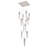 Transitional 13 Light Hanging Crystal Chandelier-1673802801