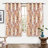Aalayjah Abstract Floral Blossom Ink Painting Room Darkening Thermal Insulated Grommet Unlined Window Curtains -98498976-58178384