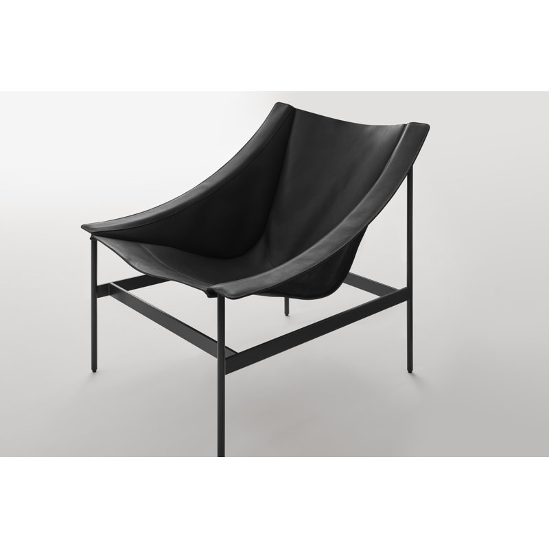 Heyday Lounge Chair, Black Full Grain Leather
