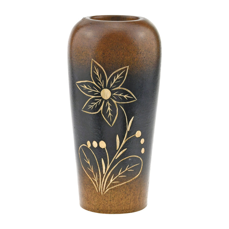 Schulte Handmade Wood Table Vase
